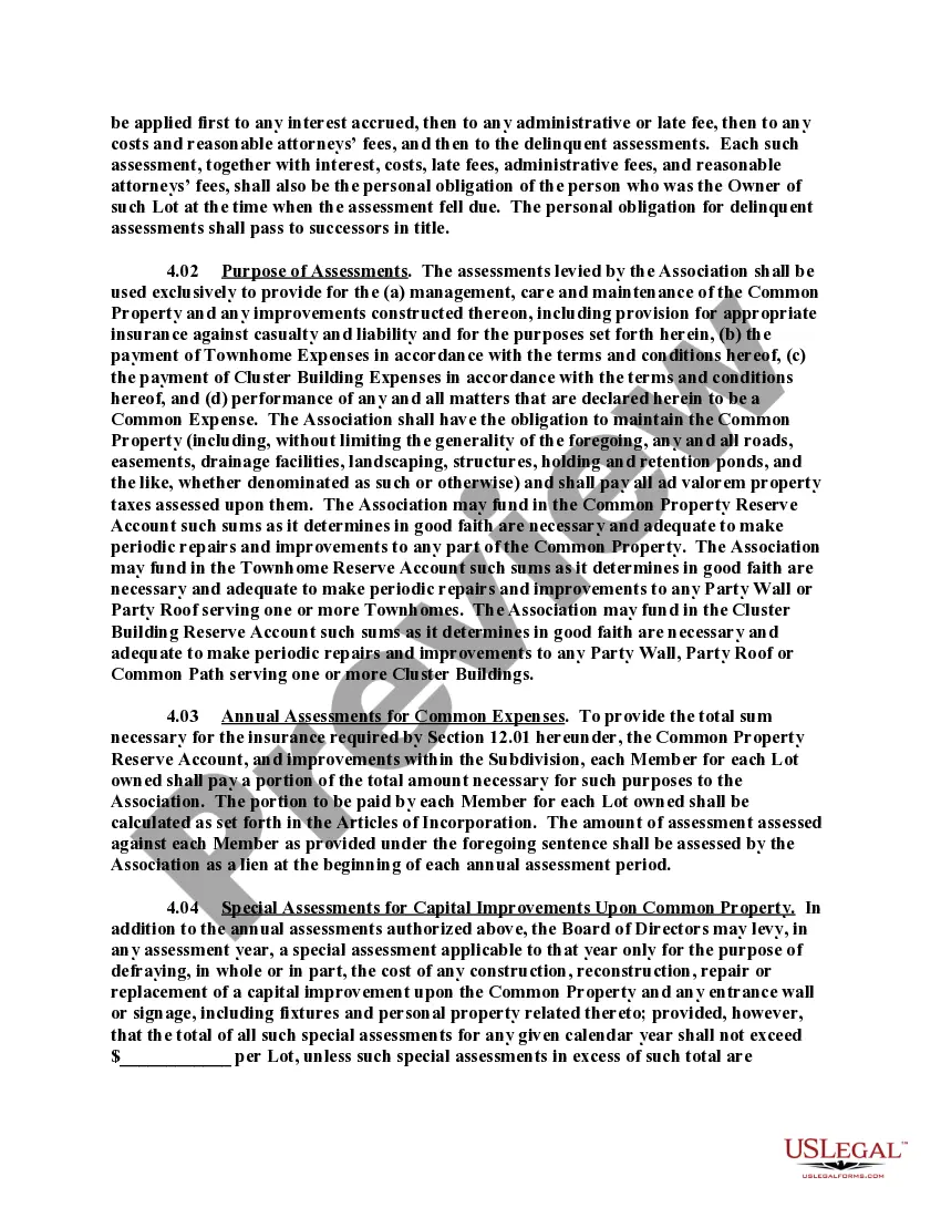 Preview Amended and Restated Declaration of Conditions, Covenants and Restrictions of Subdivision