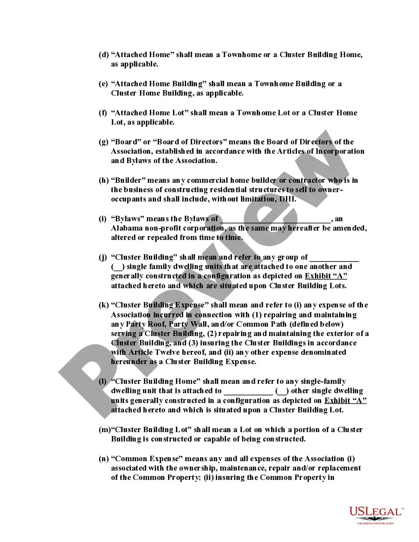 Preview Amended and Restated Declaration of Conditions, Covenants and Restrictions of Subdivision
