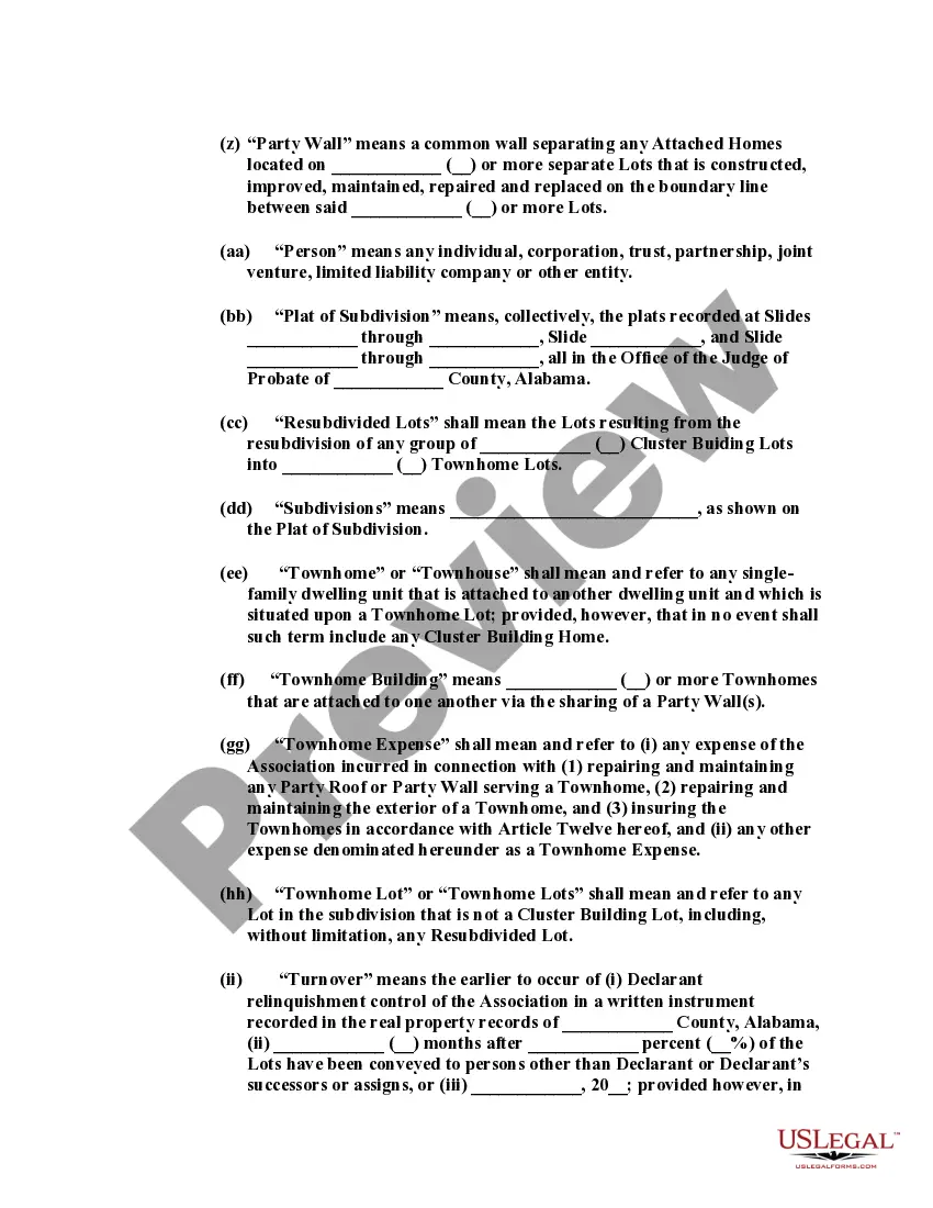 Preview Amended and Restated Declaration of Conditions, Covenants and Restrictions of Subdivision