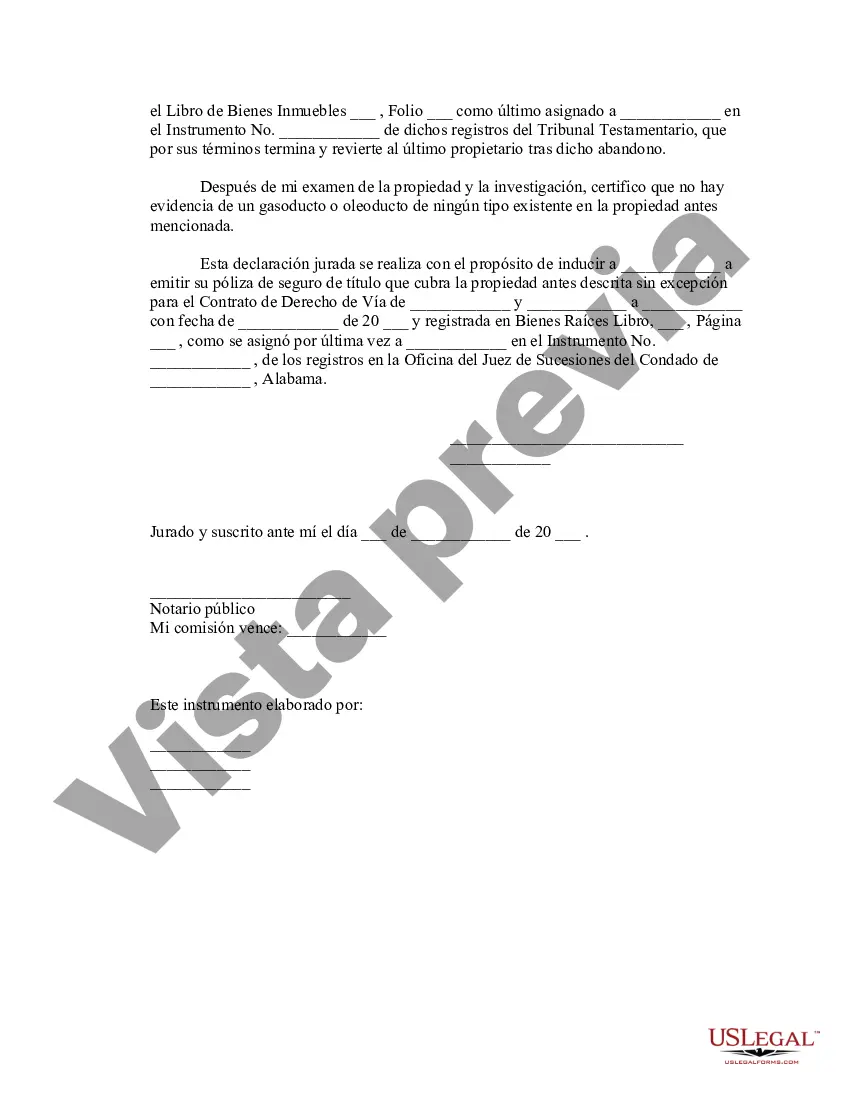 Preview Declaración Jurada de la Encuesta