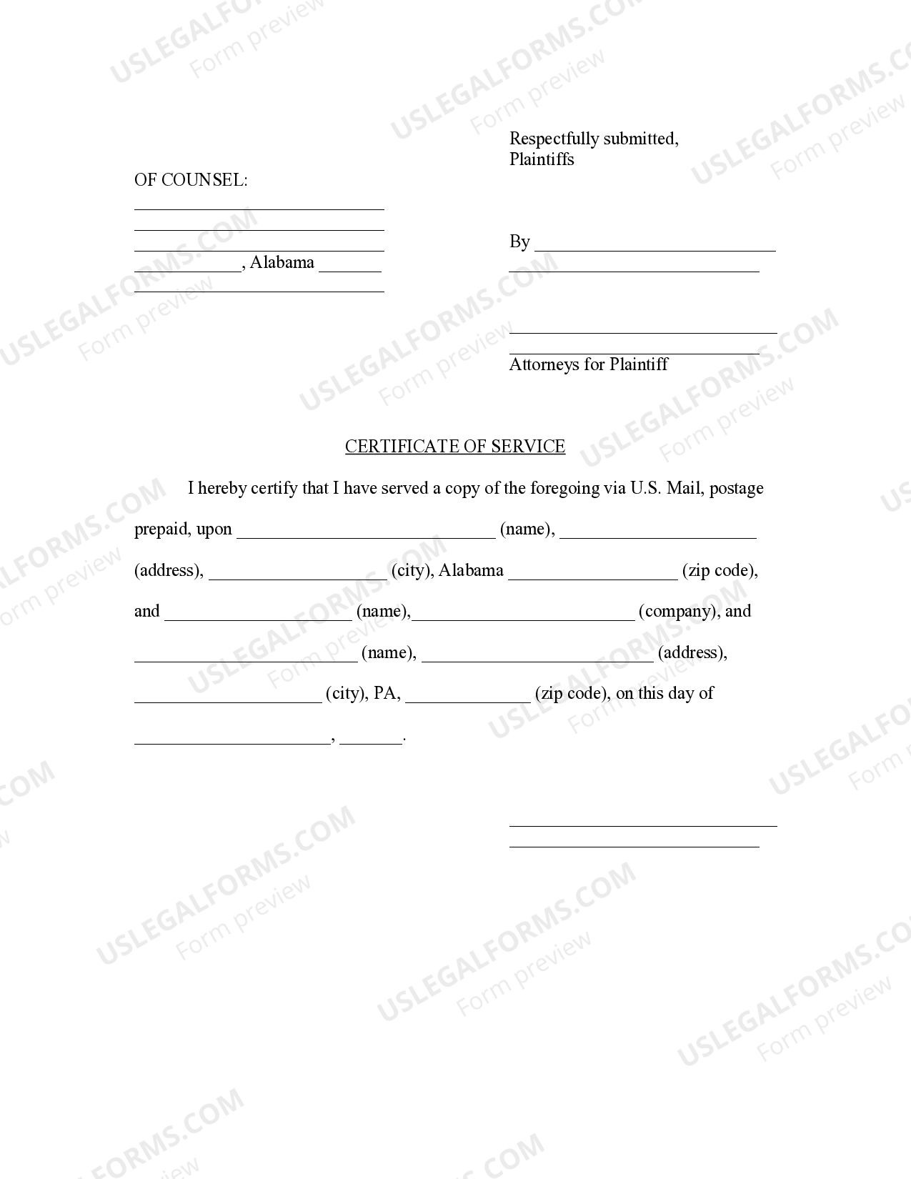 Birmingham Alabama Motion To Amend Complaint To Add Indispensable Party