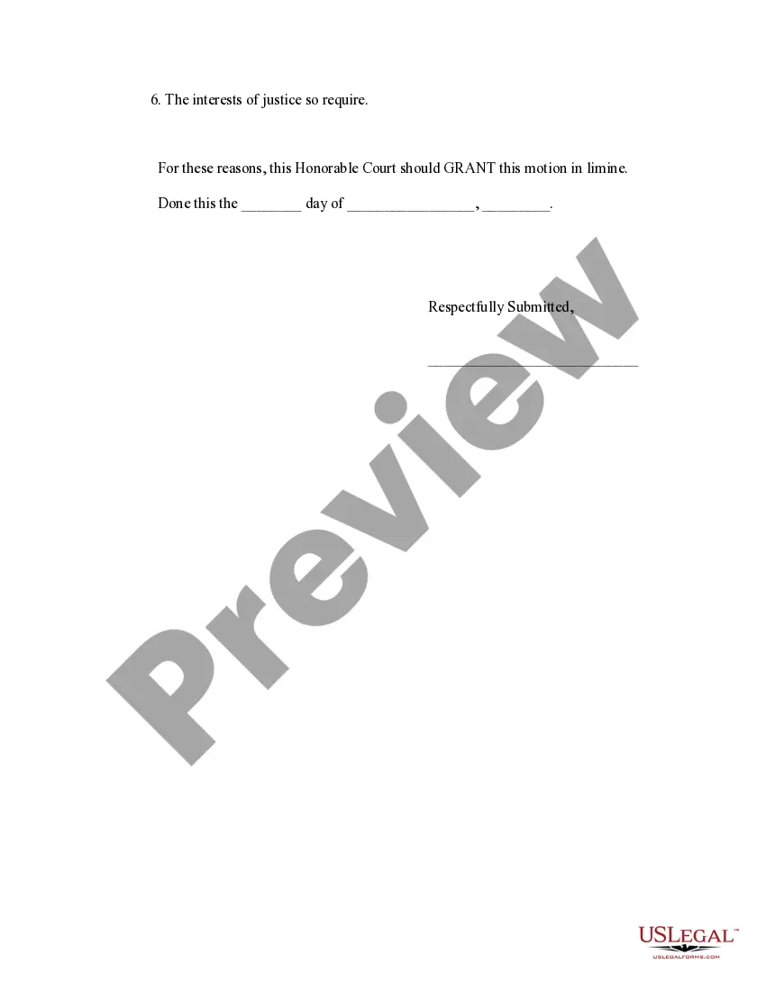 Get Motion in Limine - breathalyser test results Preview Motion in Limine - breathalyser test results