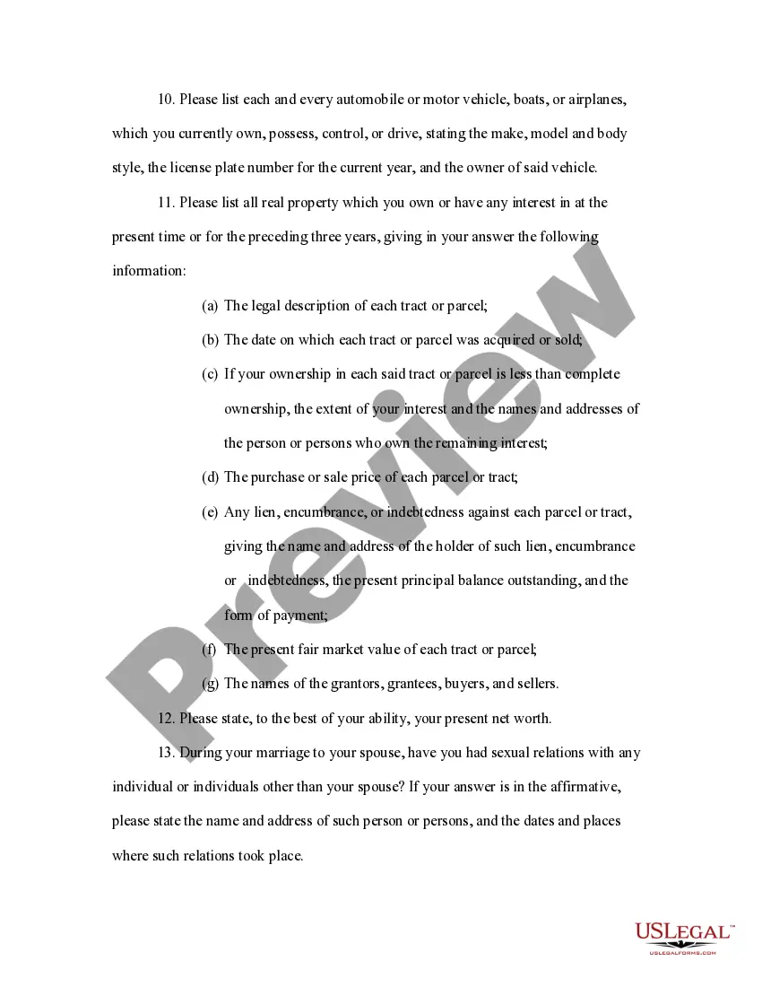 Get Interrogatories Preview Interrogatories