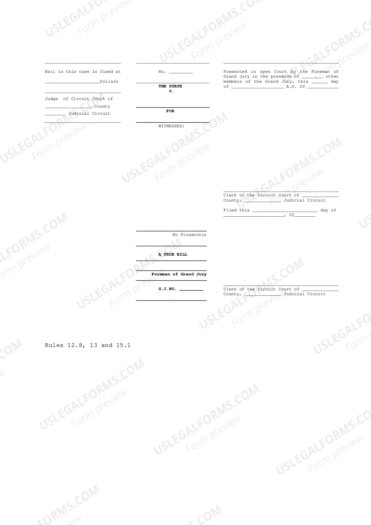 Preview Indictment