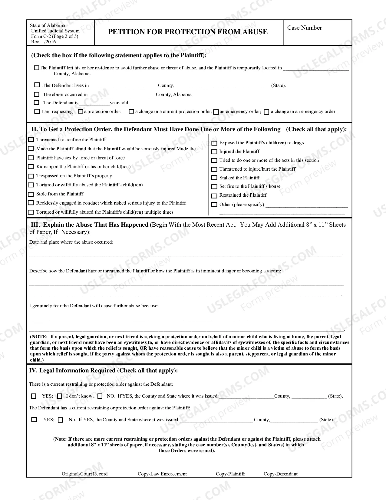 Preview Shelby County PFA with Deposition