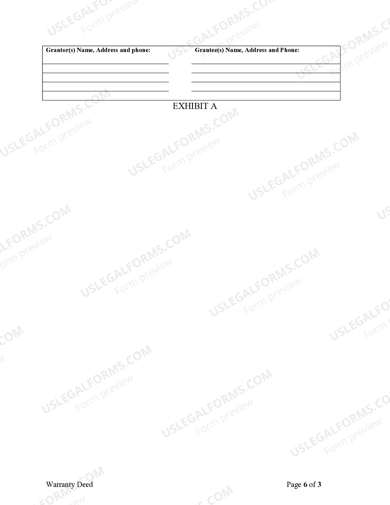 Preview Warranty Deed to Separate Property of one Spouse to both as Joint Tenants or as Community Property with Right of Survivorship