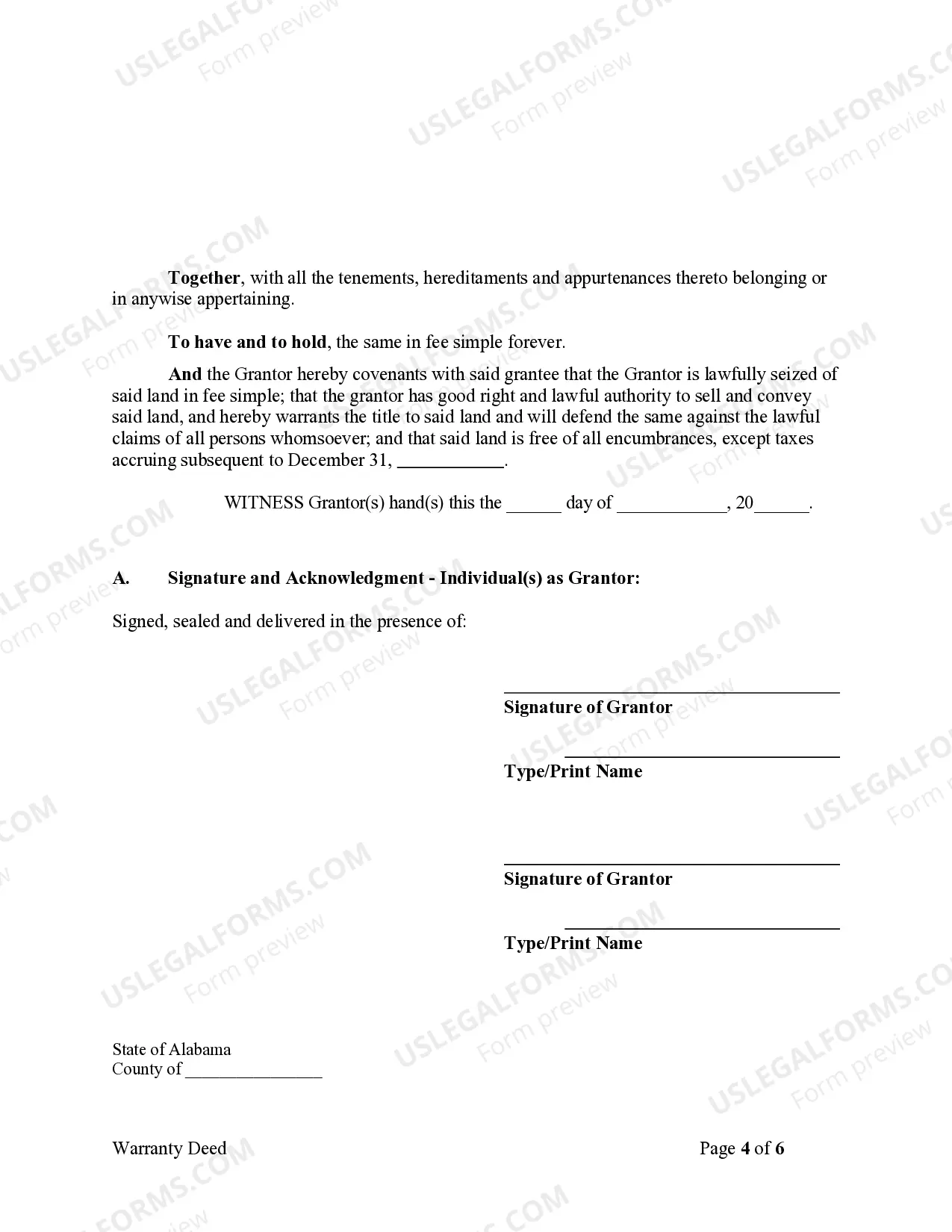 Preview Warranty Deed from Limited Partnership or LLC is the Grantor, or Grantee