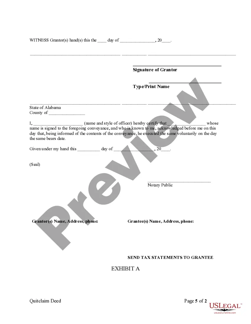 Preview Quitclaim Deed from one Individual to Three Individuals as Tenants in Common