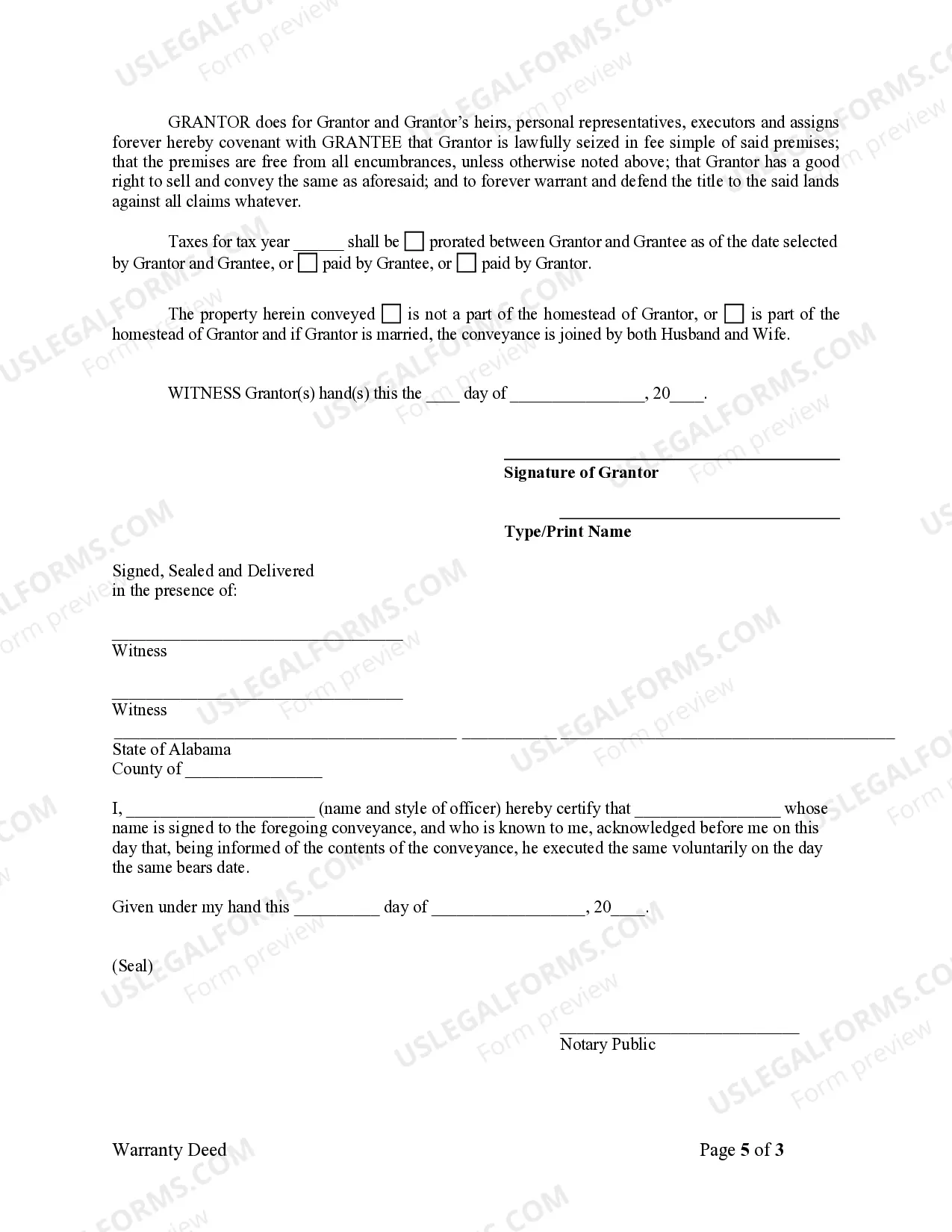 Preview Warranty Deed from One Individual to Three Individuals as Tenants in Common