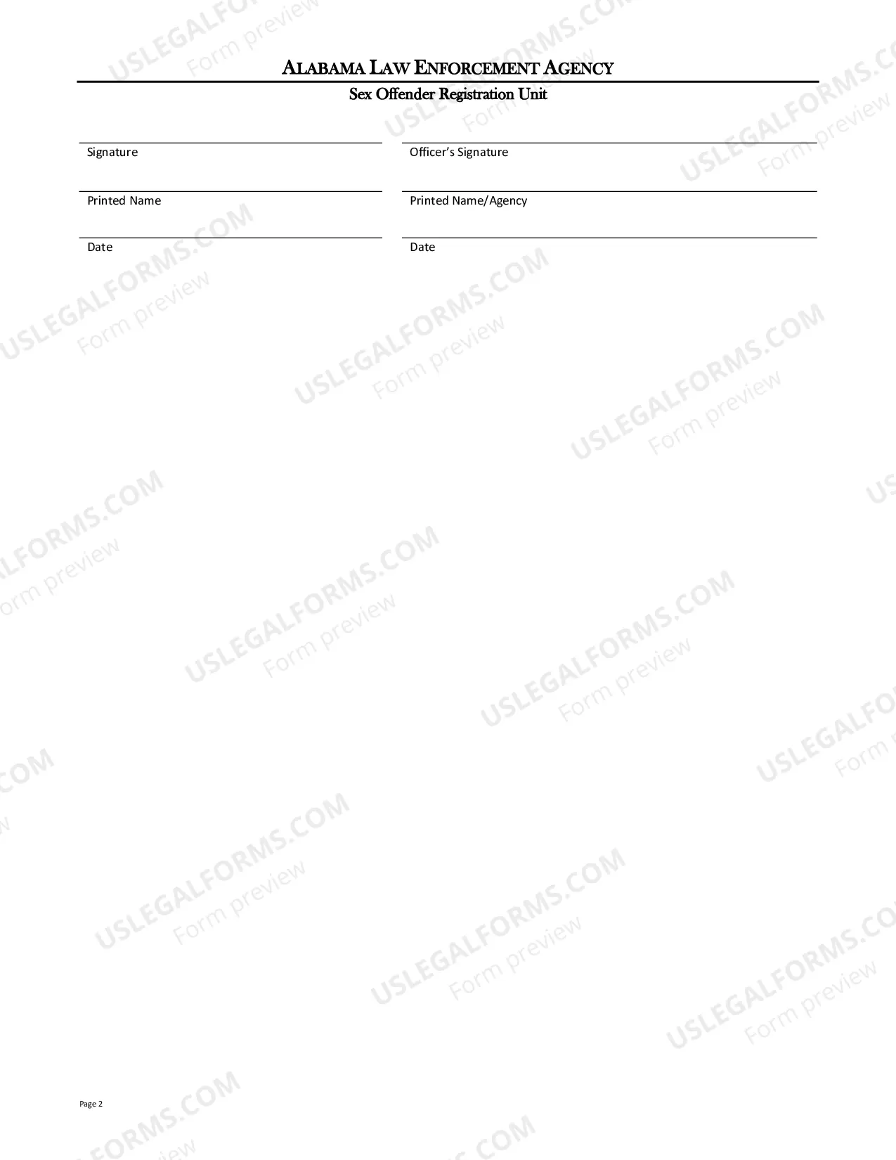 Preview Sex Offender Travel Permit
