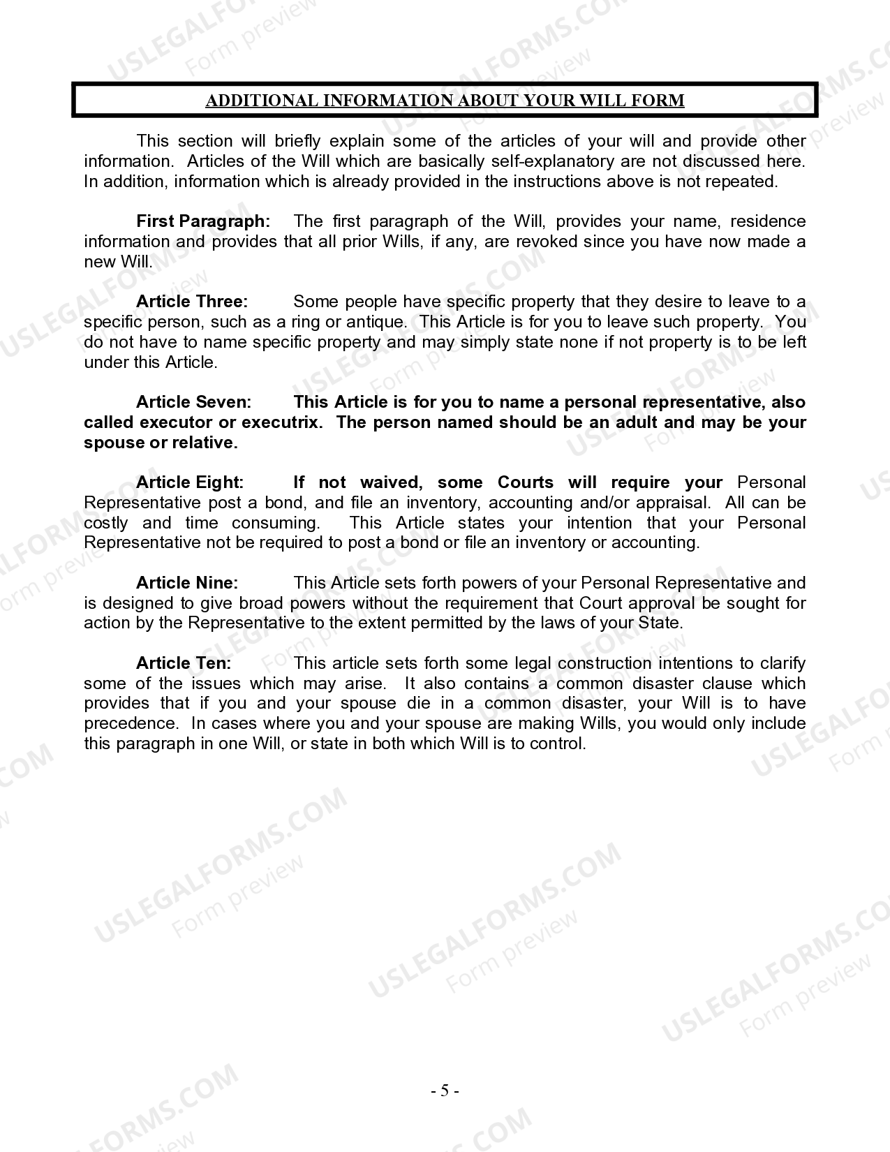 Alabama Mutual Wills Package with Last Wills and Testaments for Married