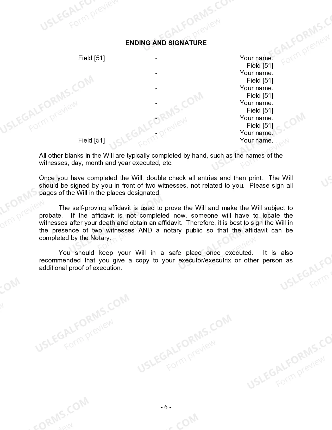 Preview Mutual Wills Package for Married Couple with Adult and Minor Children