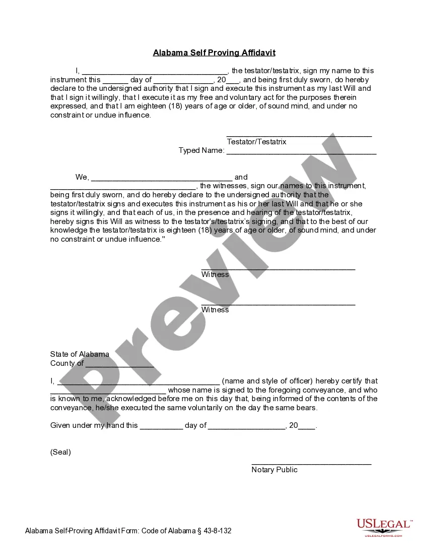 Preview Last Will and Testament with All Property to Trust called a Pour Over Will
