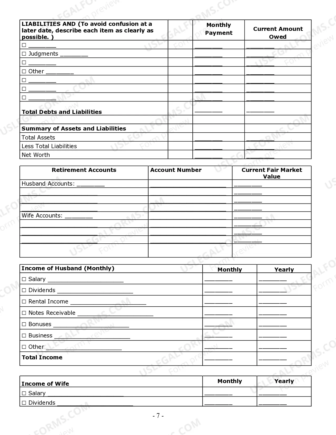 Preview Estate Planning Questionnaire and Worksheets