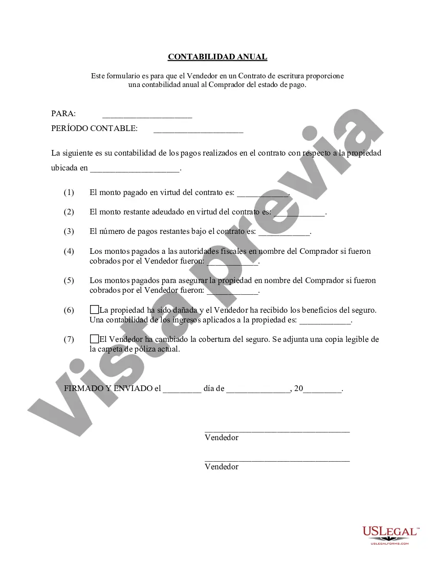 Preview Contrato de Escrituración Estado Contable Anual del Vendedor