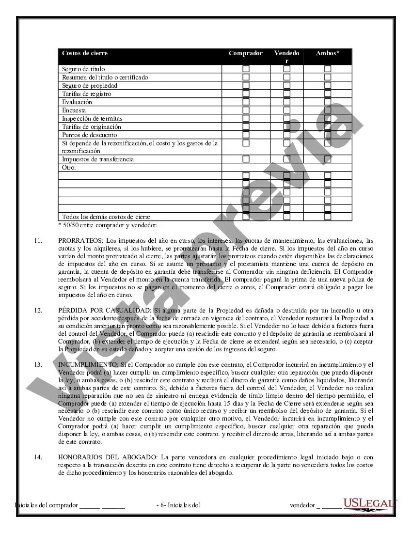Preview Contrato de Compraventa de Bienes Inmuebles sin Corredor para Acuerdo de Venta de Casa Residencial