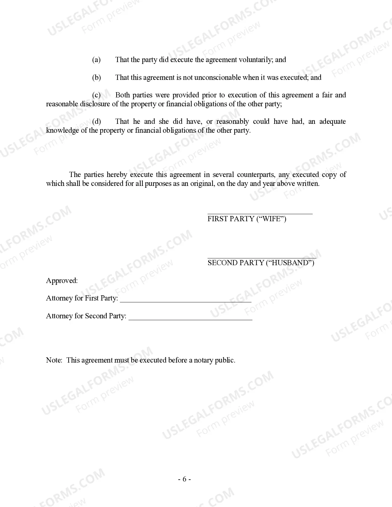 Preview Arkansas Prenuptial Premarital Agreement with Financial Statements