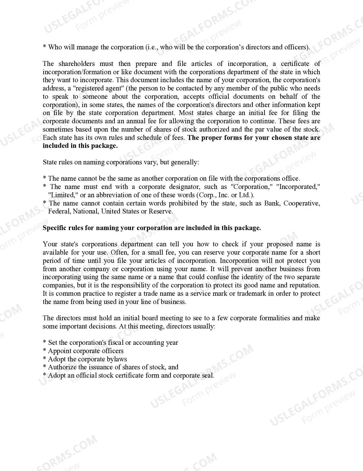 Preview Arkansas Business Incorporation Package to Incorporate Corporation