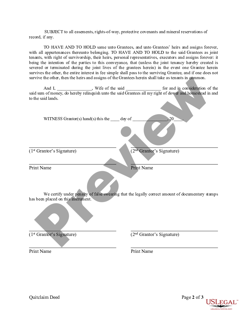 Arkansas Quitclaim Deed From Husband And Wife To Husband And Wife Arkansas Wife Us Legal Forms 8483