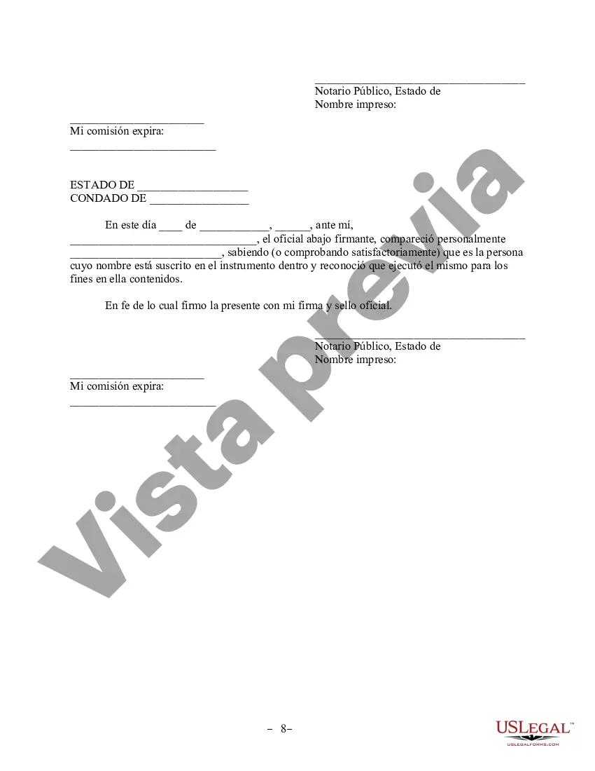 Preview Acuerdo de propiedad posnupcial - Arkansas