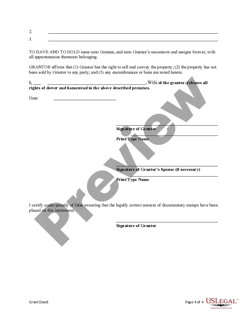 Preview Grant Deed - Individual to Individual