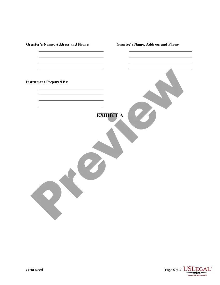 Preview Grant Deed - Individual to Individual