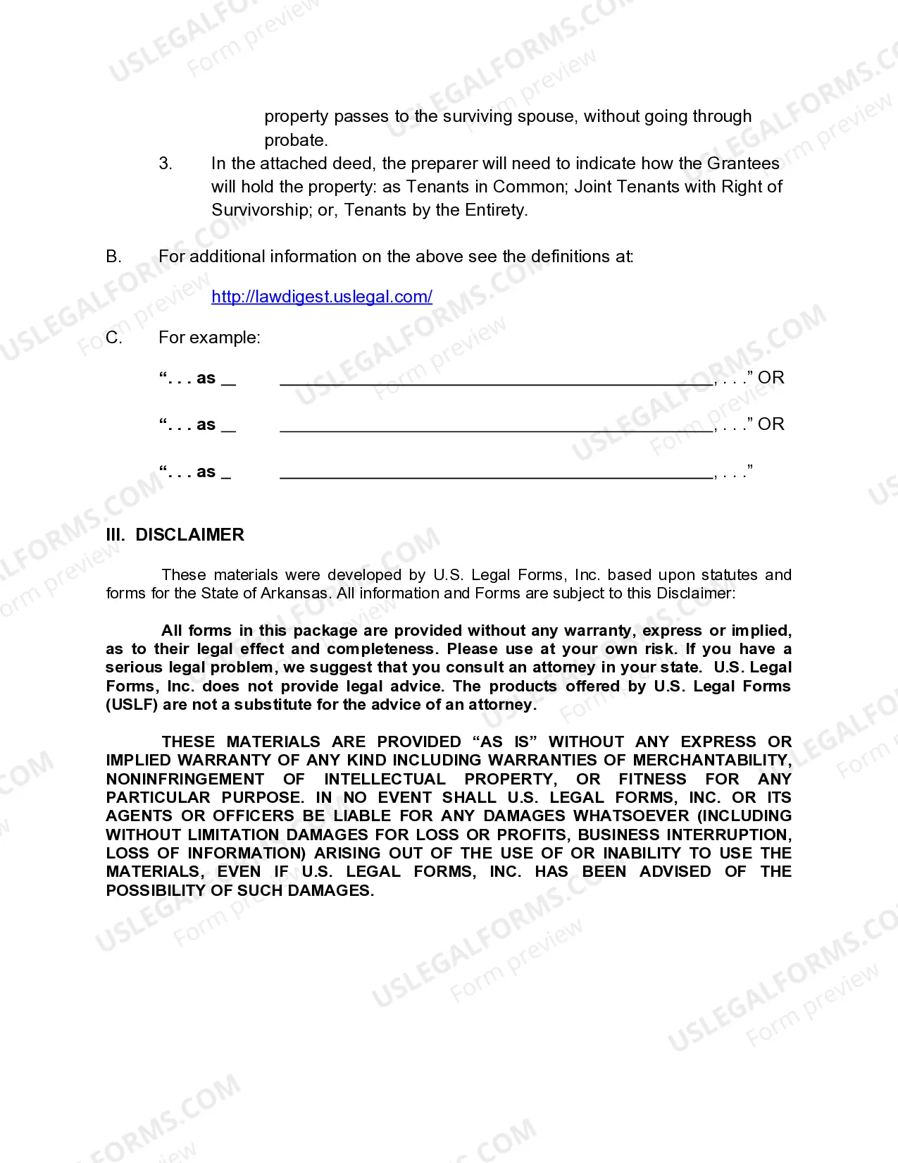 Preview Warranty Deed - Two Individuals to Two Individuals