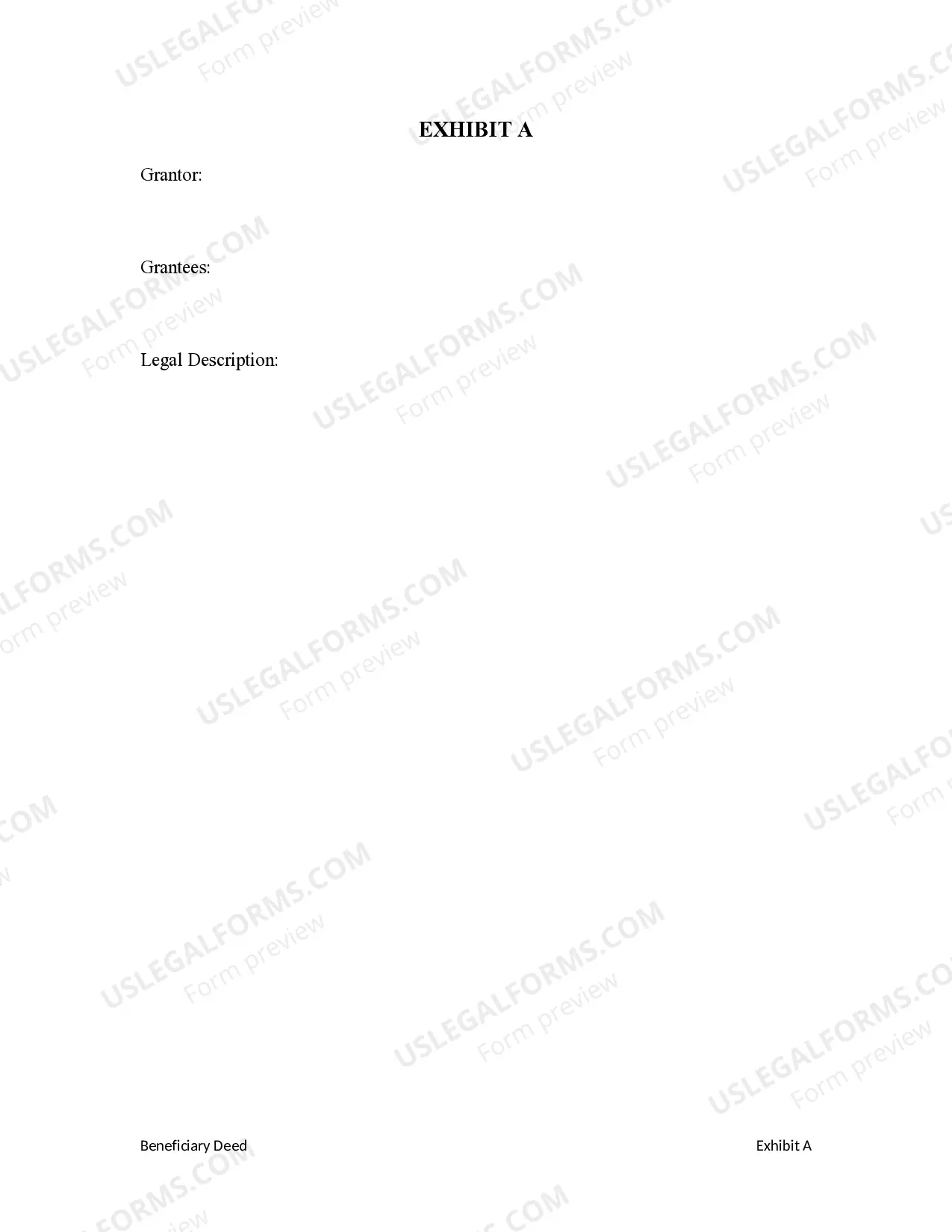 Preview Transfer on Death Deed or TOD - Beneficiary Deed for One Individual to Two Individuals