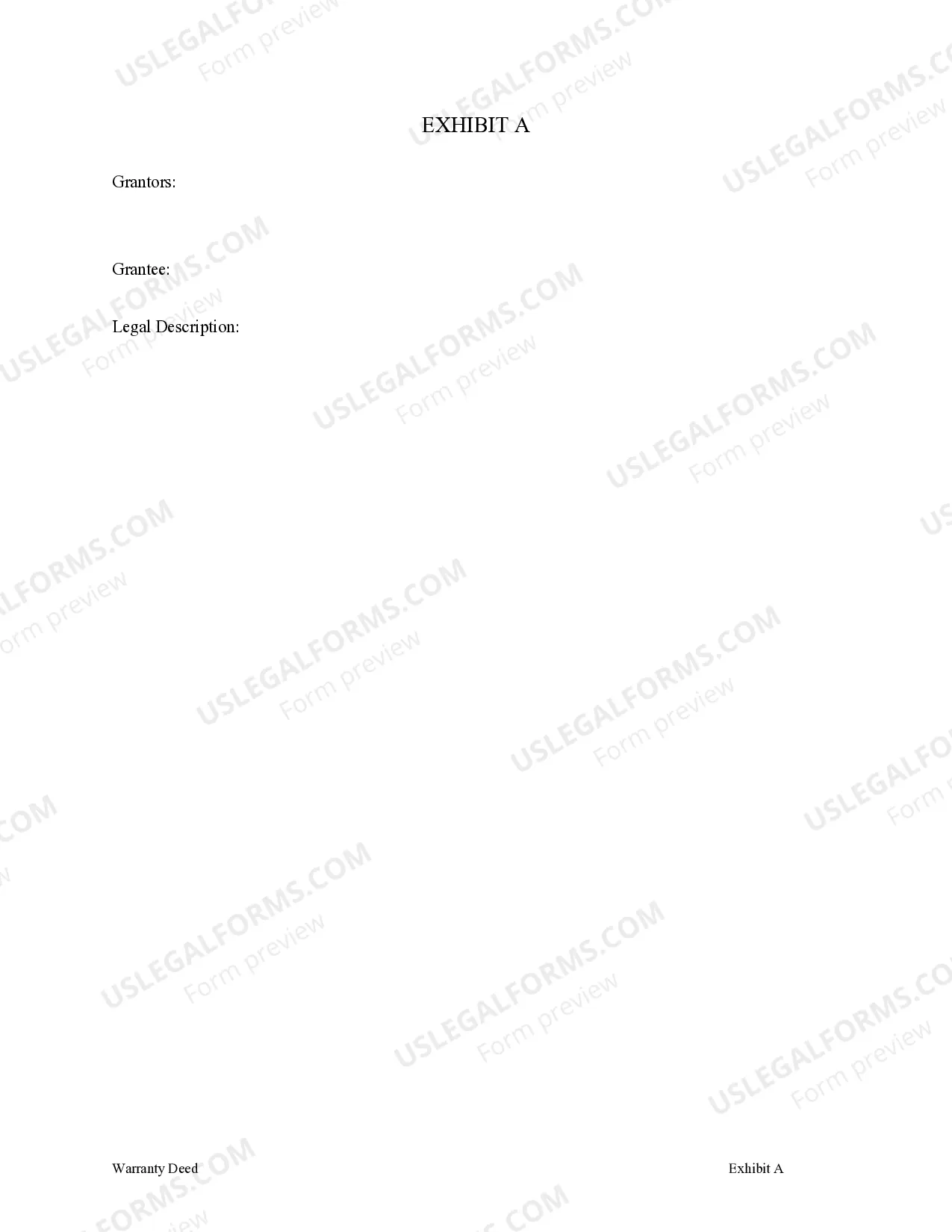 Preview Warranty Deed from Two Individuals to an Individual