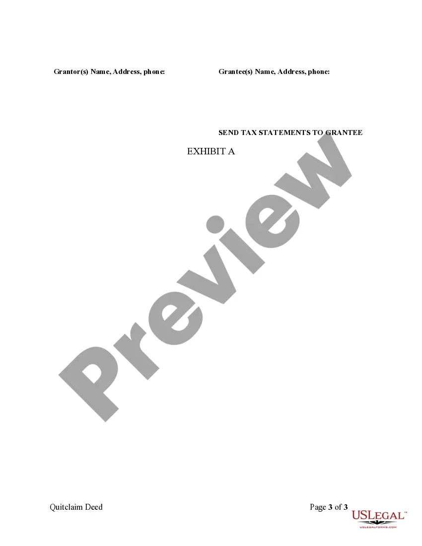 Preview Quitclaim Deed by Two Individuals to Husband and Wife