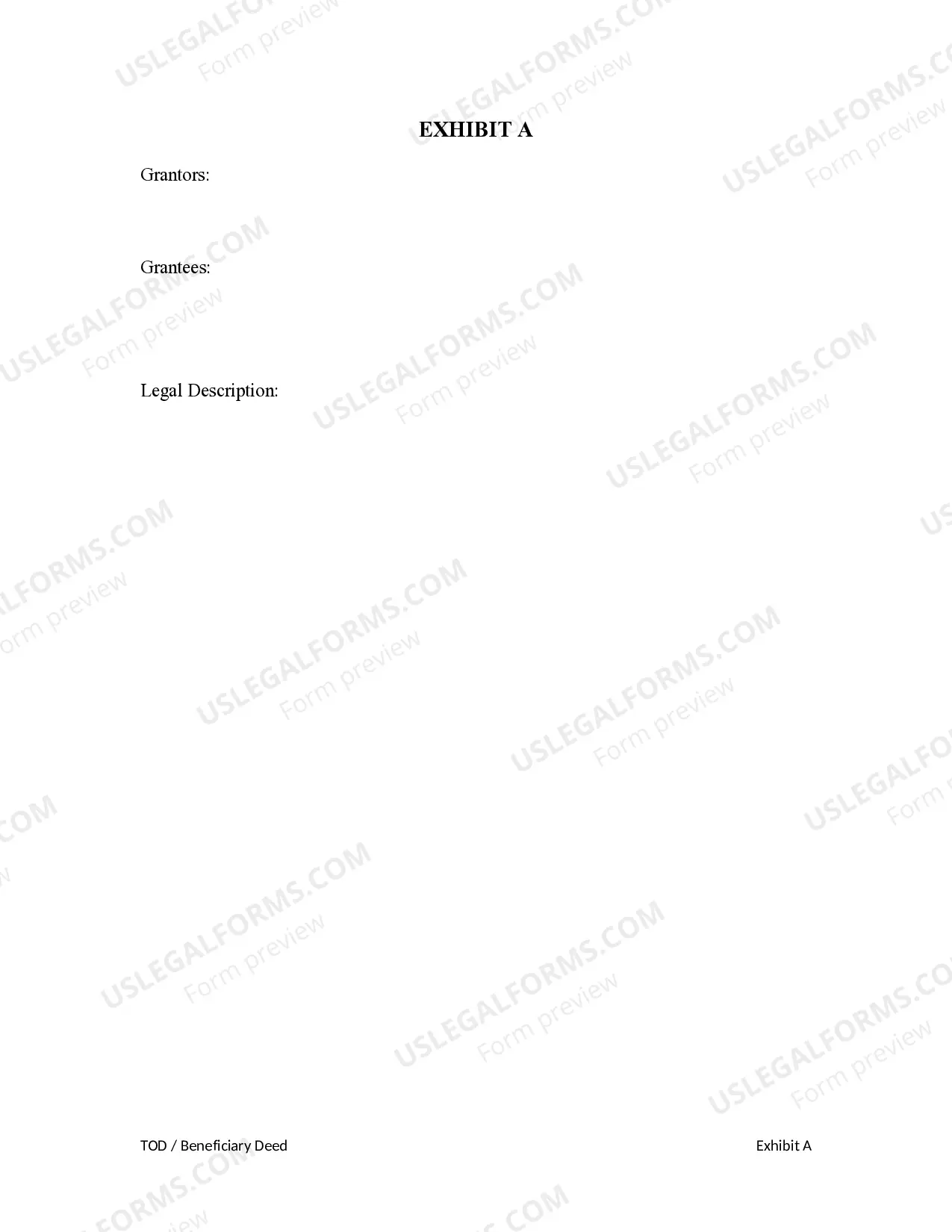 Preview Beneficiary / Transfer on Death Deed from Two Individuals to Three Individuals