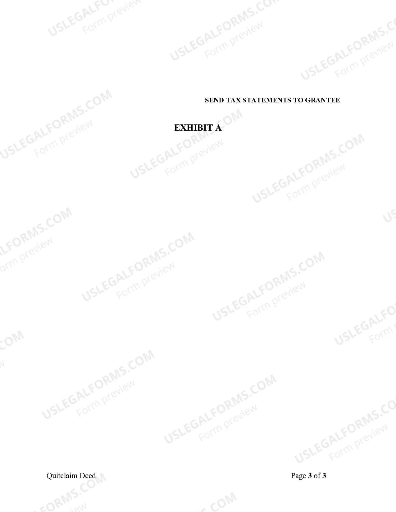 Preview Quitclaim Deed from Individual to LLC