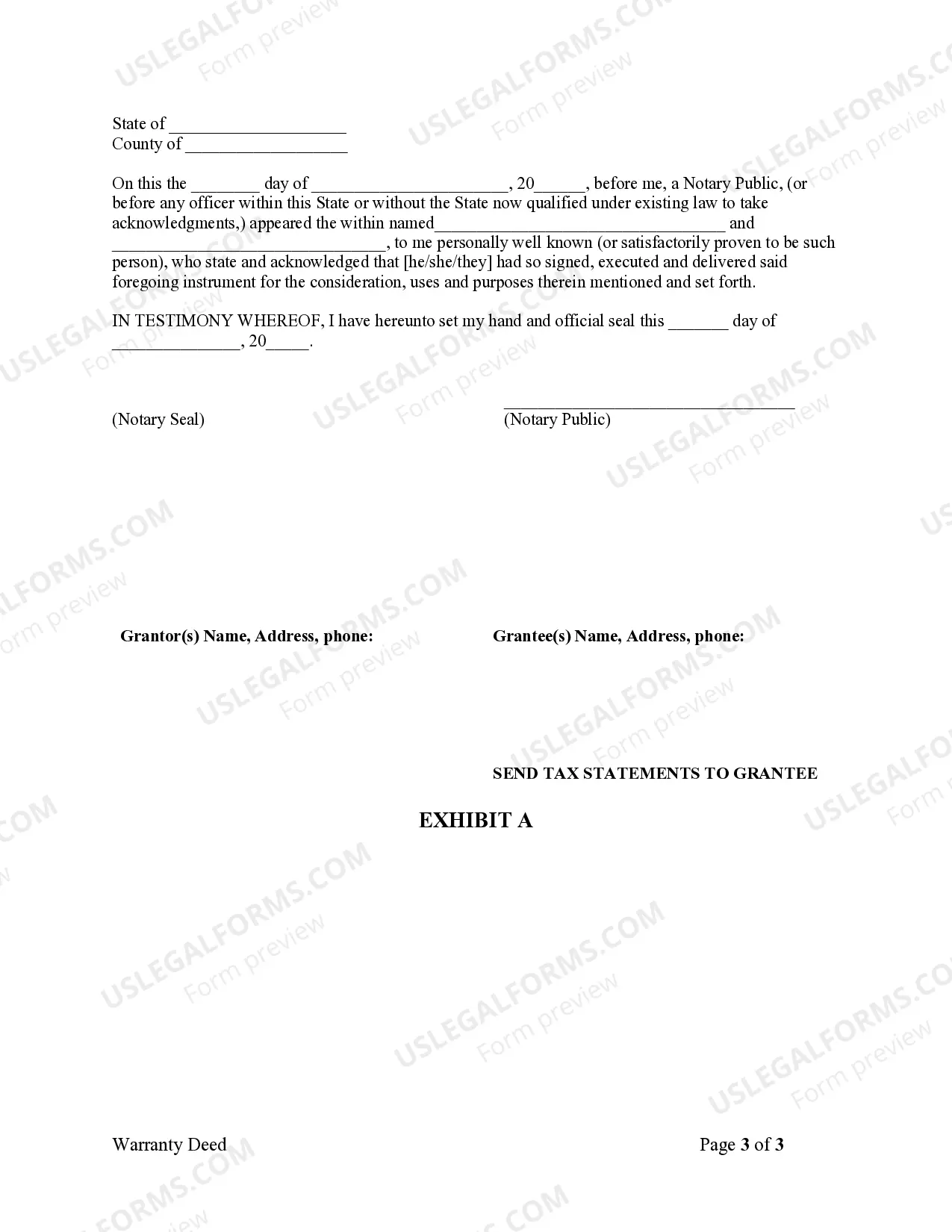 Preview Warranty Deed from Husband and Wife to LLC