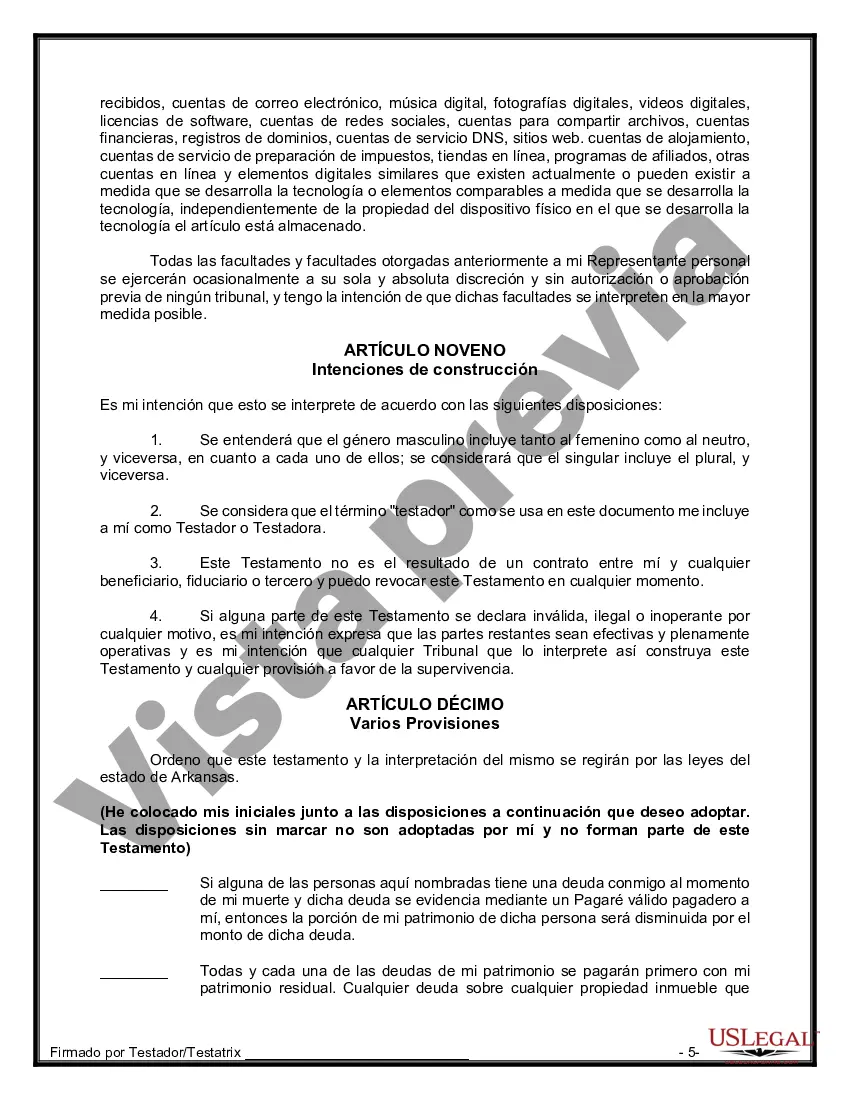 Preview Testamentos mutuos que contienen última voluntad y testamentos para personas solteras que viven juntas sin hijos