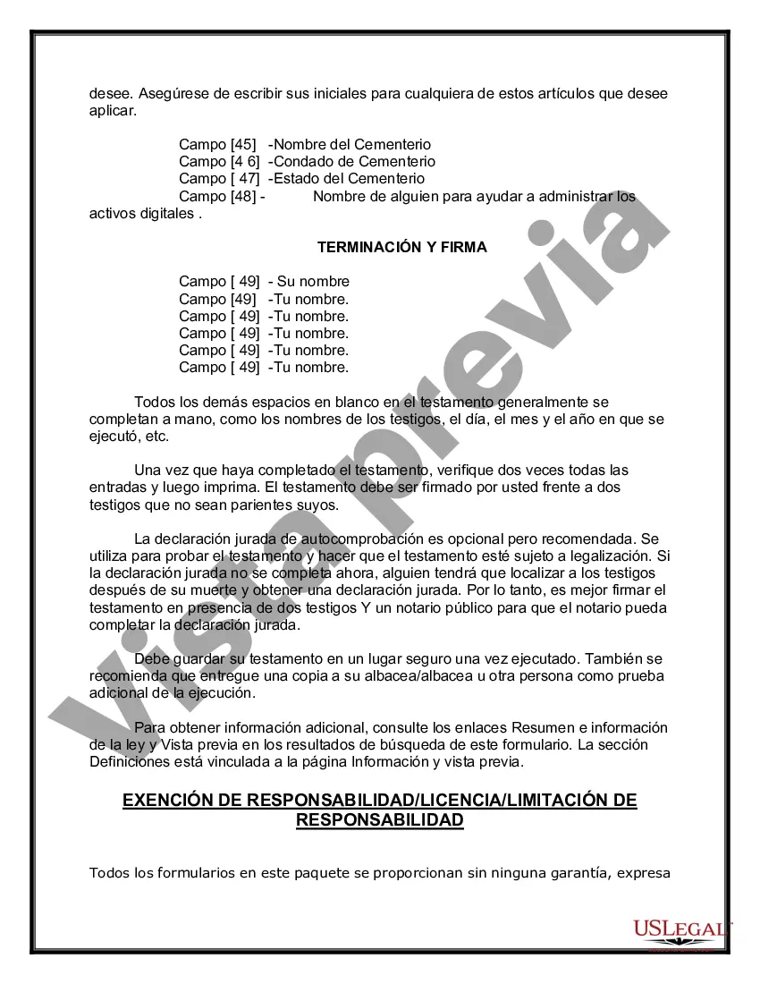 Preview Testamentos Mutuos o Últimas Voluntades y Testamentos para Personas Solteras que conviven con Hijos Menores