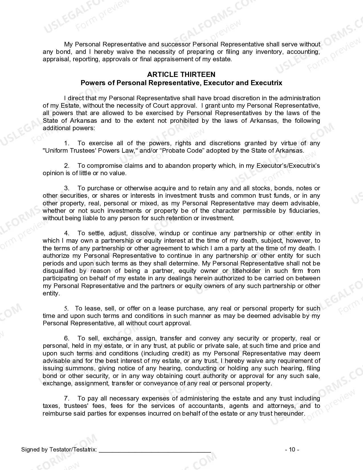 Preview Mutual Wills or Last Will and Testaments for Man and Woman living together, not Married with Minor Children