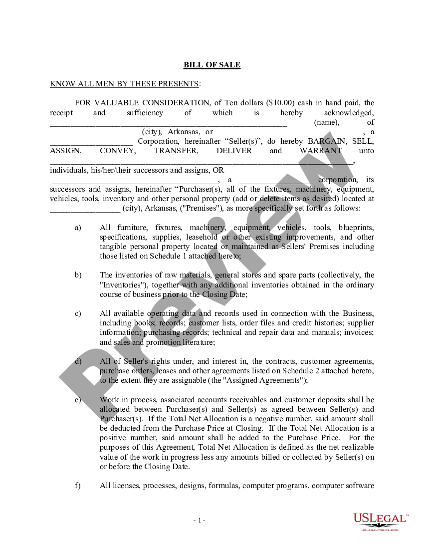 arkansas-bill-of-sale-in-connection-with-sale-of-business-by-individual