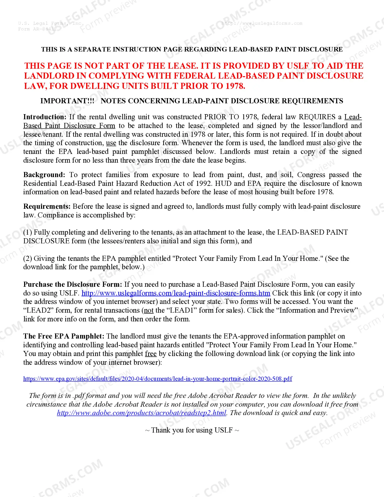 Preview Residential Rental Lease Agreement