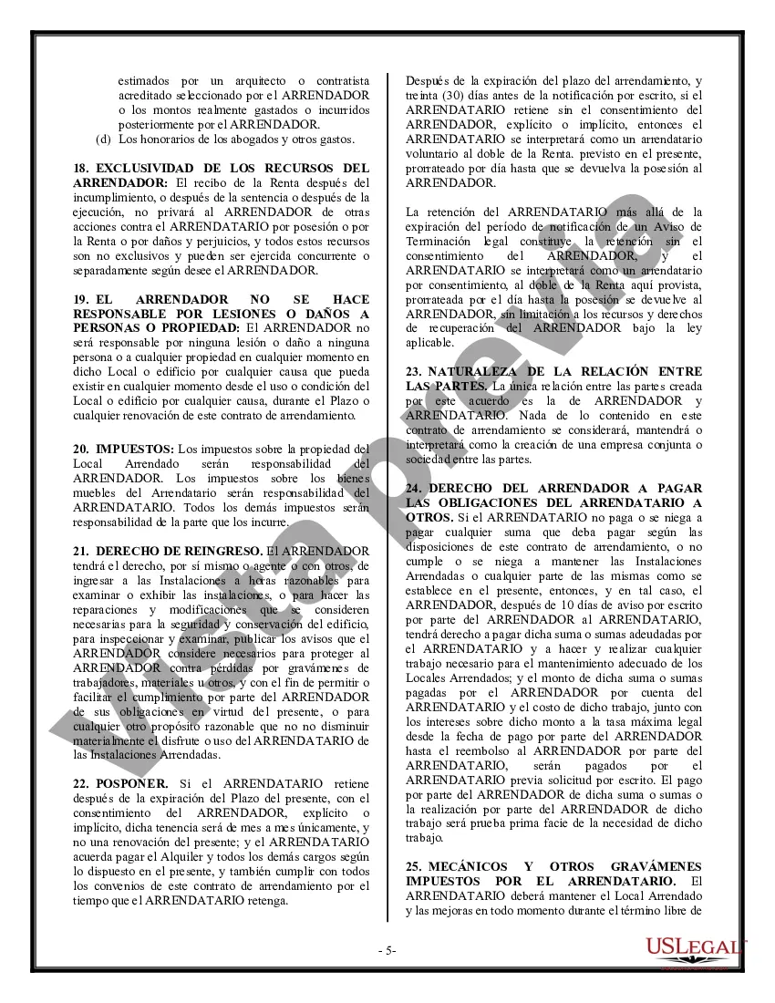 Preview Arrendamiento de edificio o espacio comercial