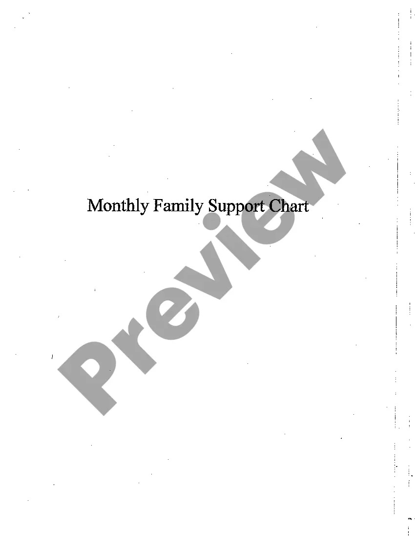 Arkansas Monthly Family Support Chart Arkansas Child Support Chart