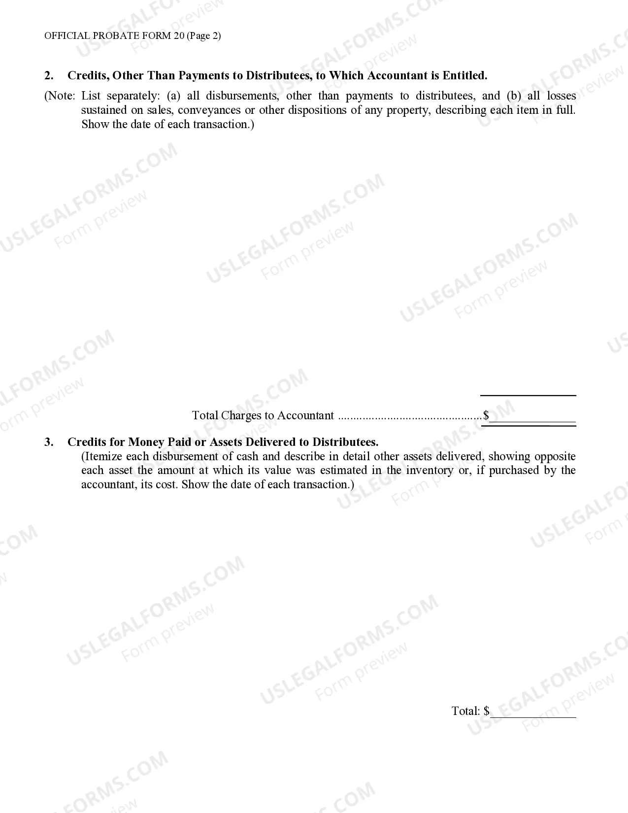 Preview Accounting by Personal Representative of Estate