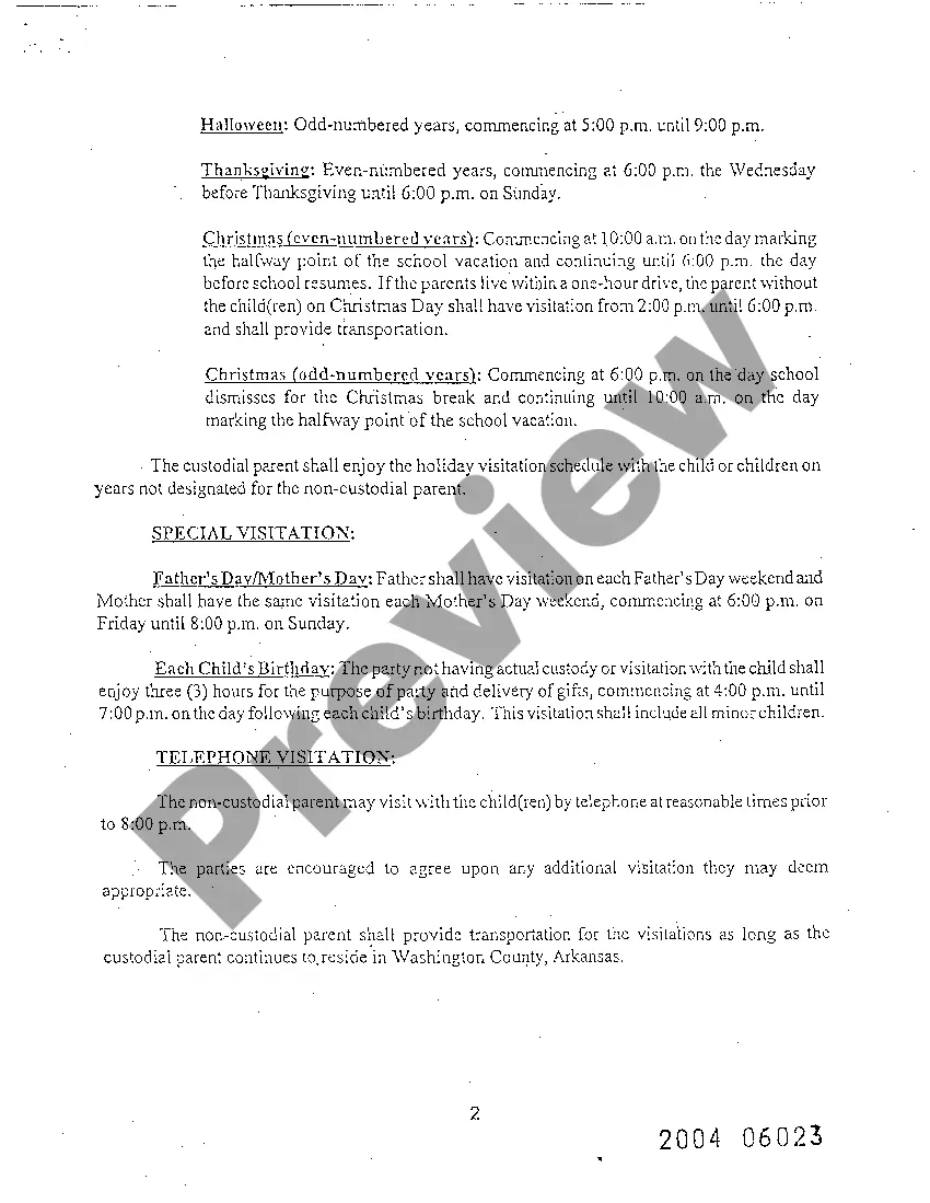 Preview A06 Decree for Divorce with Children