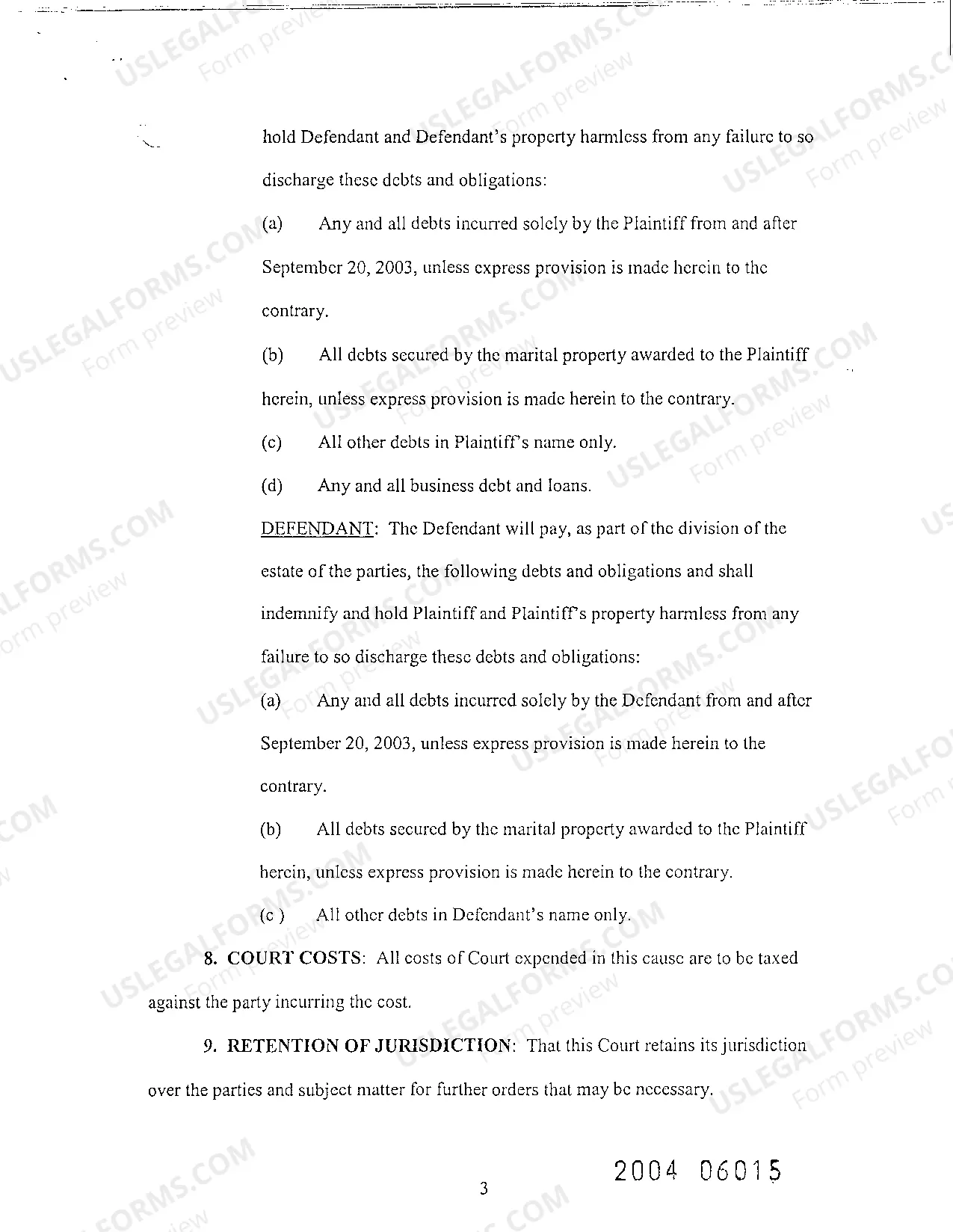 Preview A06 Decree on Divorce with No Children