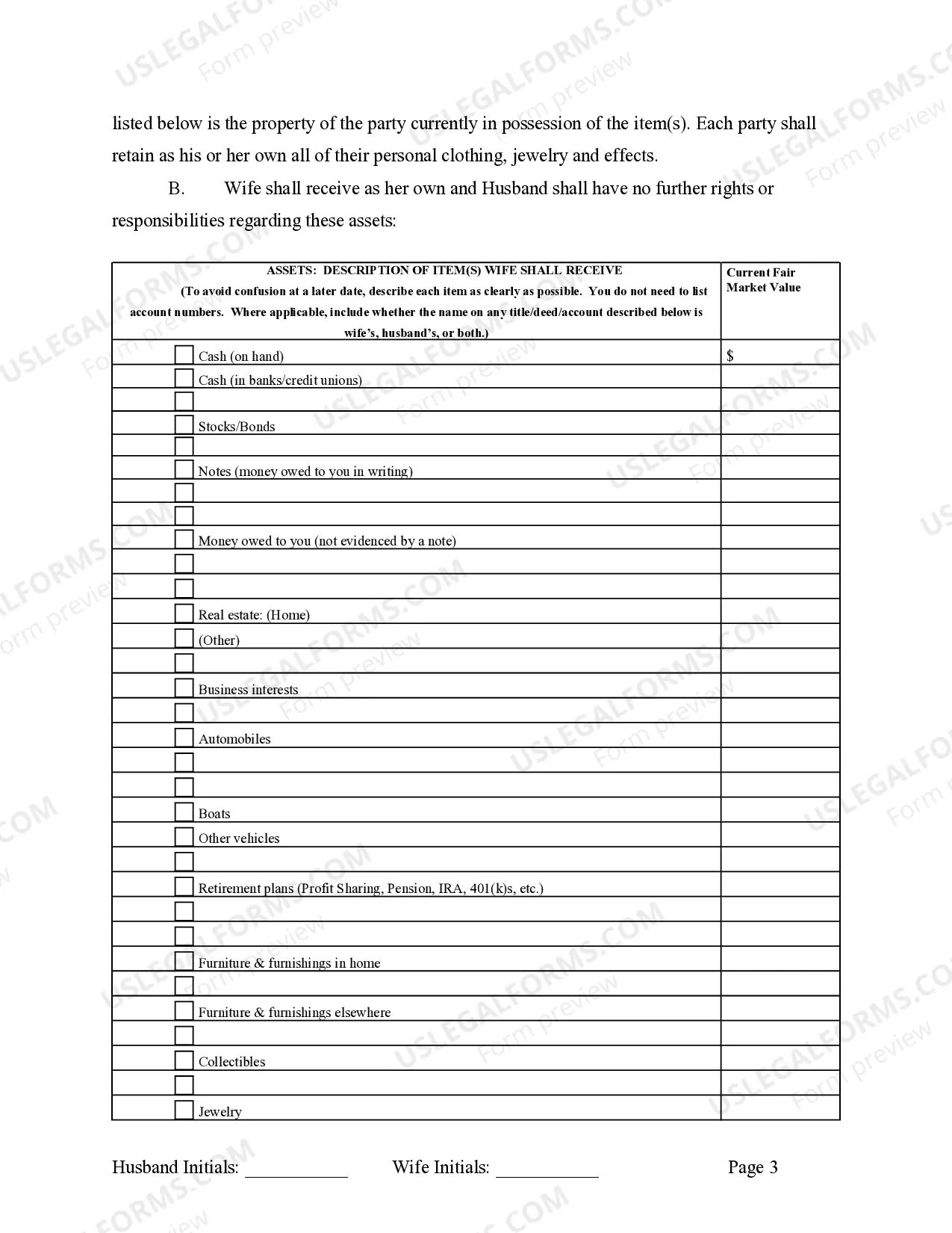 Preview Marital Legal Separation and Property Settlement Agreement Minor Children Parties May have Joint Property or Debts effective Immediately