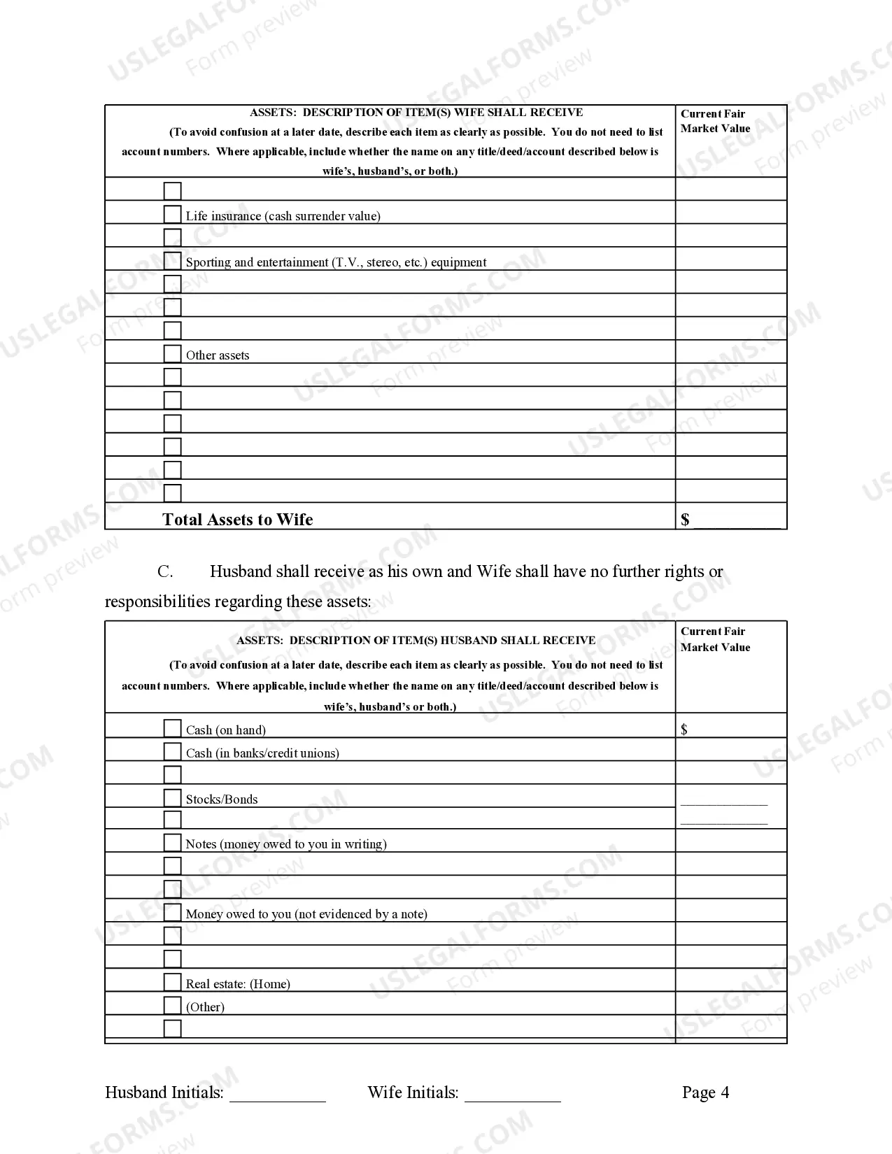 Preview Marital Legal Separation and Property Settlement Agreement Minor Children Parties May have Joint Property or Debts effective Immediately