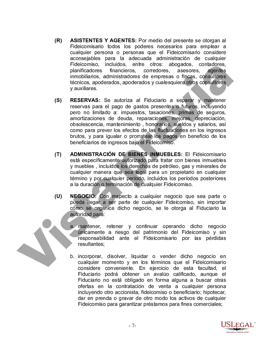 Preview Fideicomiso en vida para esposo y esposa con un hijo