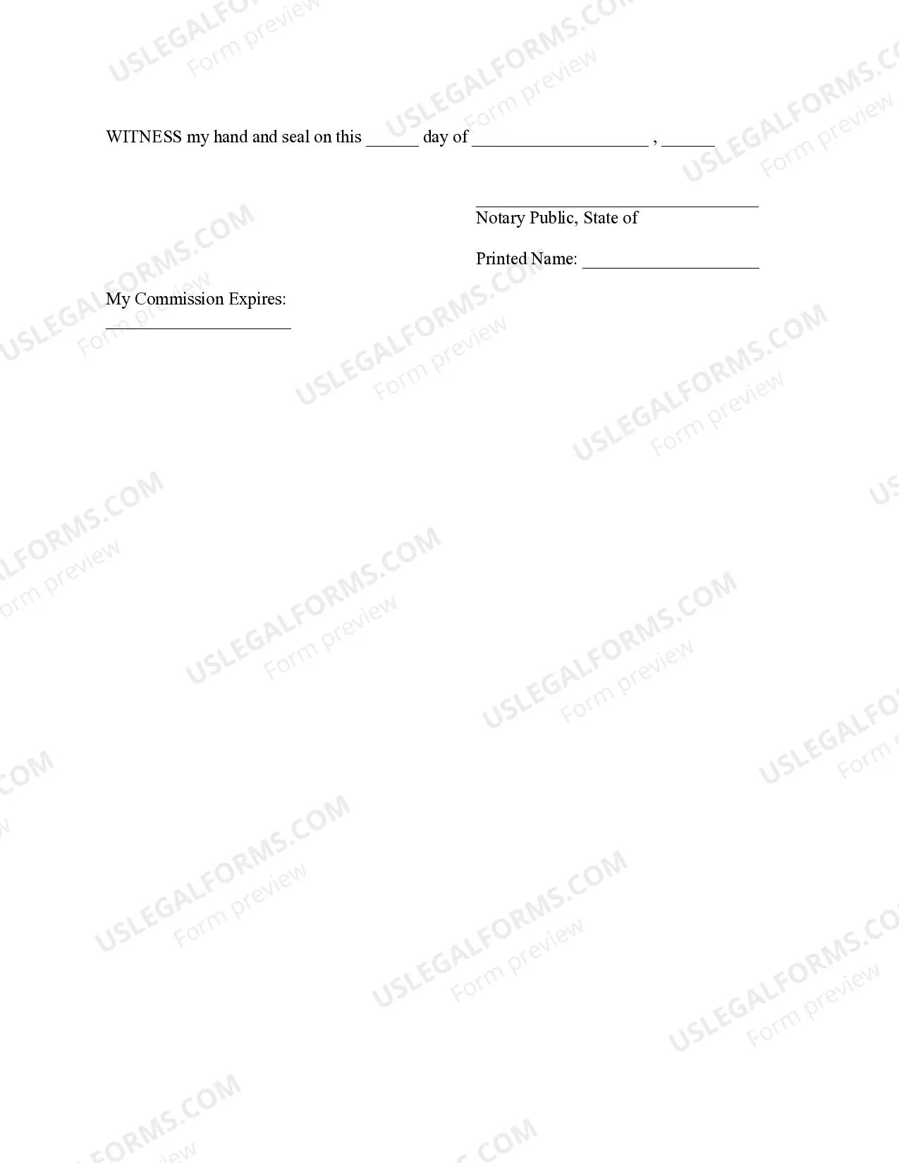 Preview Arkansas Timber Sale Contract