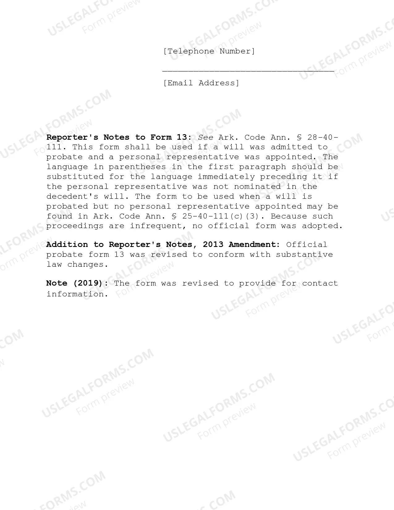 Preview Notice of Appointment as Executor or Executrix or Administrator or Administratrix with Will Annexed