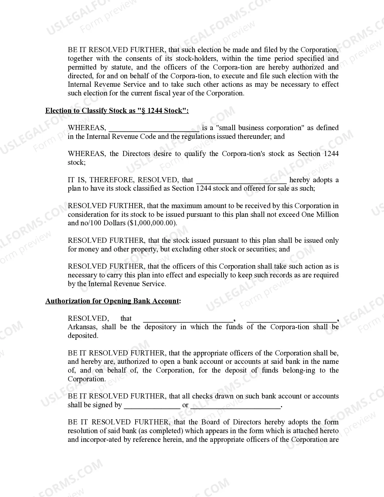 Preview Minutes for Organizational Meeting