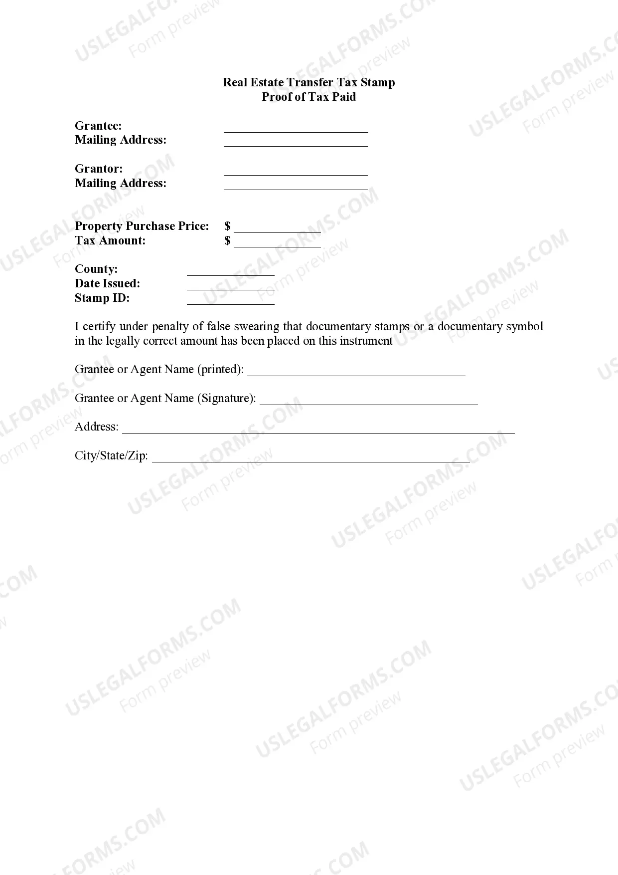 Preview Special Warranty Deed